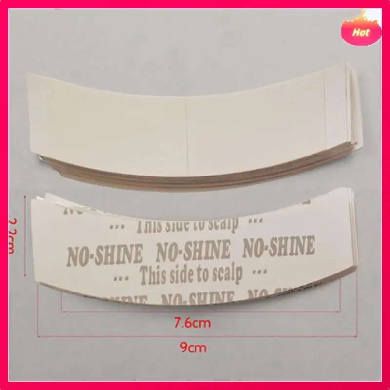 AD-108Pc/الكثير لا تألق الدانتيل الباروكة الشريط جهين لاصق تمديد الشعر الشريط شرائط للشعر المستعار/الدانتيل شعر مستعار فيلم