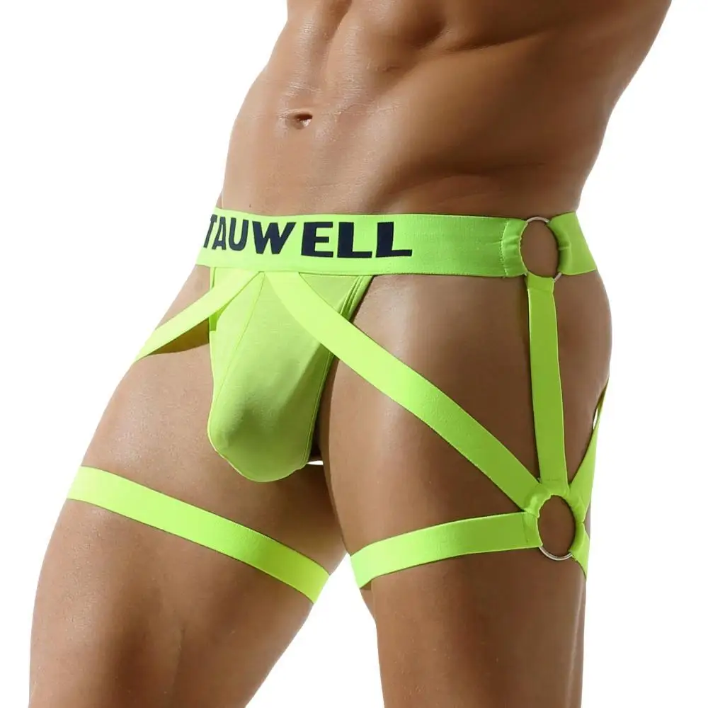 TAUWELL Men Briefs Sexy Underwear Thongs U convex Pouch New Designed Lingerie Male Panties Low waist Jockstrap Underpants