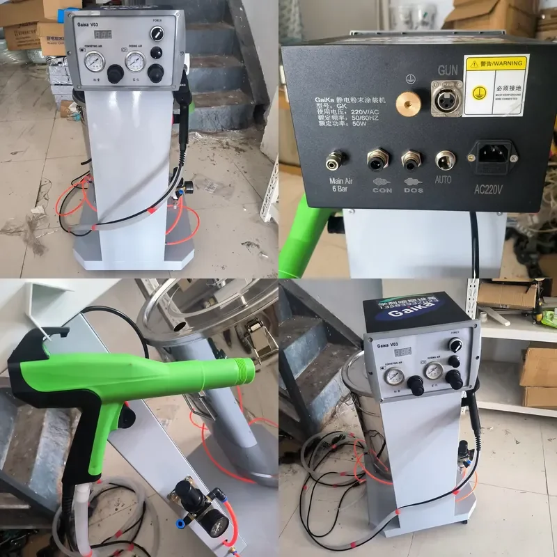 for Gaika V03 Electrostatic Manual Powder Spraying Gun Uniform Coating Effect 1 Year Warranty