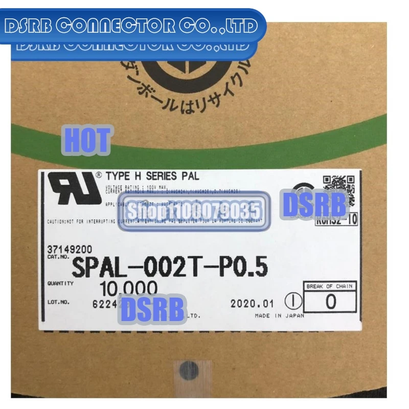 

10000pcs/lot SPAL-002T-P0.5 24-28AWG 100% New and Original