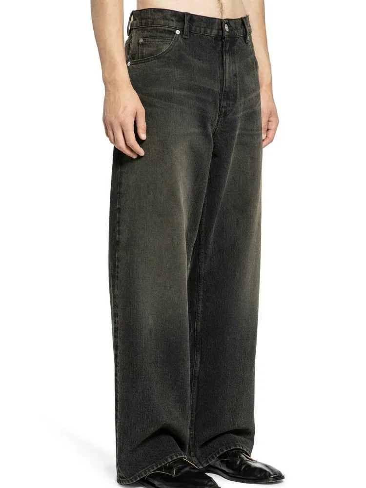 

Our Legac 25SS Three-Dimensional Cut Black Twill Jeans