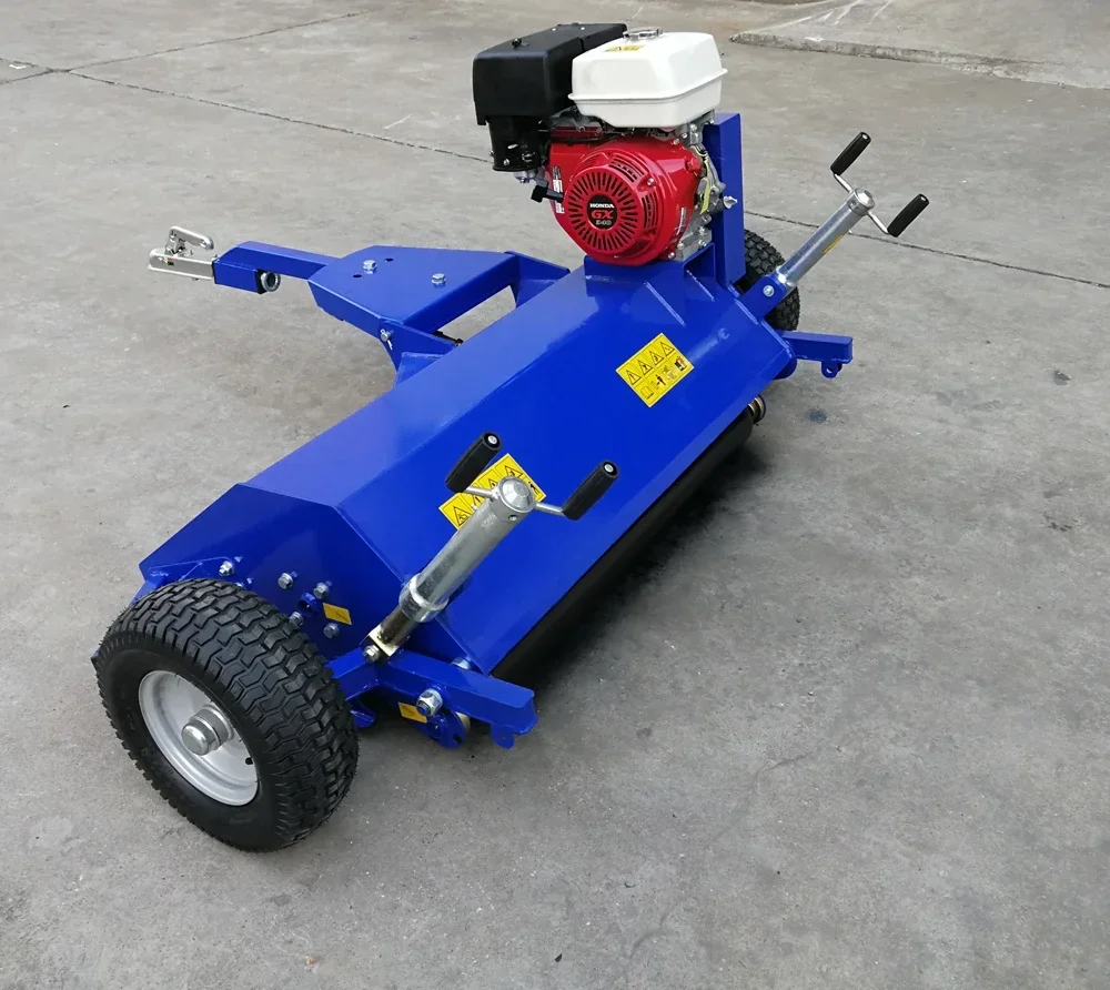 Self-powered grass cutting machine directly self-made ATV/four hanging type knife throwing type