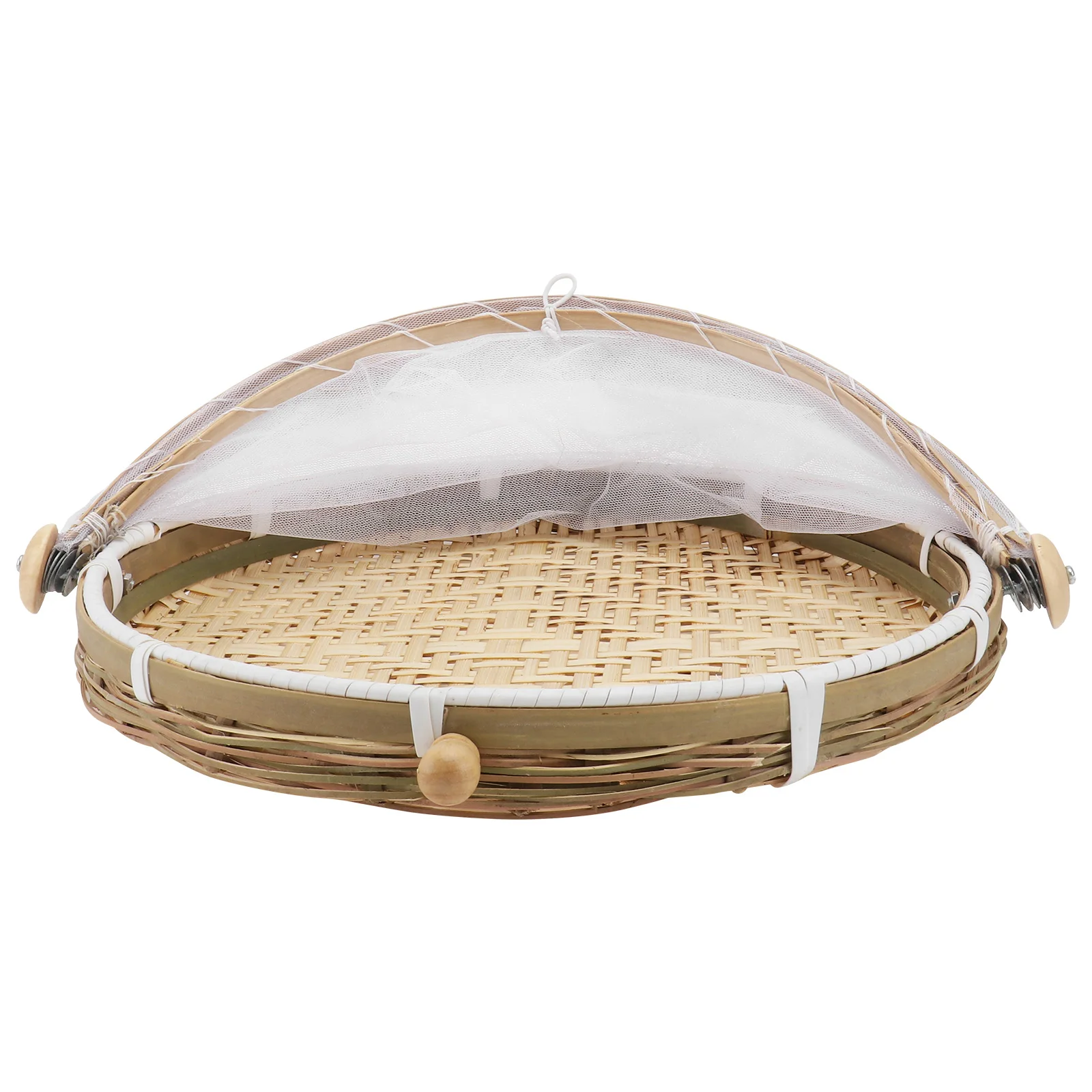 

1pc Manual Woven Large Capacity Dustpan Household Storage Craft Home Decoration Mesh Cover Chic Kitchen for Friends