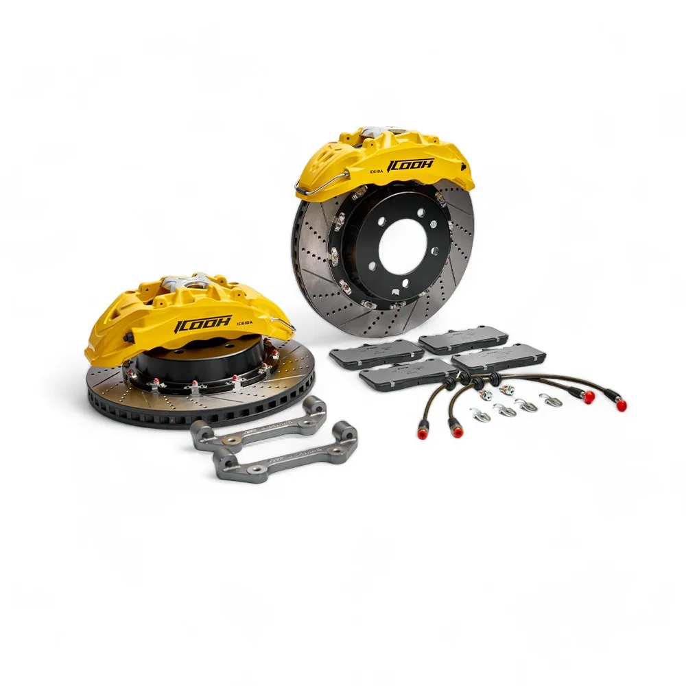 For ICOOCH IC6 6 Piston Calipers Front with 380x36mm Two Piece Brake Discs Custom for 2020 Ford Explorer ST