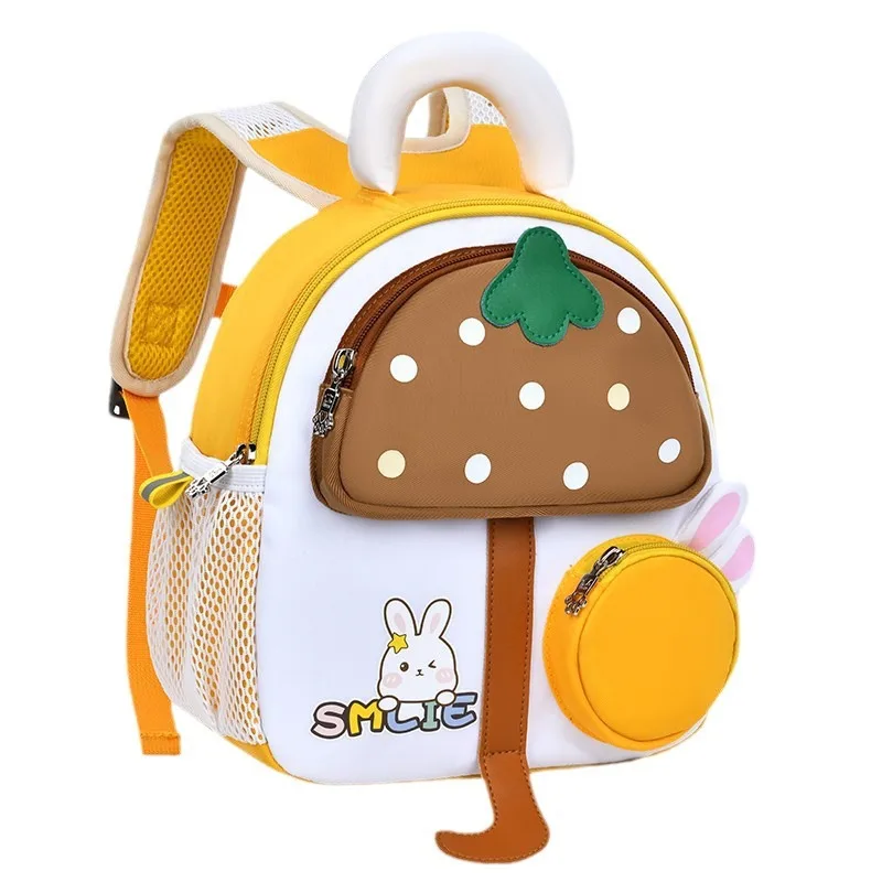 

School bag for kindergarten boys and girls super cute mini backpack Cartoon Mushroom schoolbags kindergarten backpacks mochilas