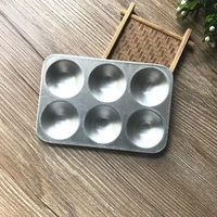 1pc/10pc Aluminum Painting Pigment Palette, Palette, Ceramic Tools, Aluminum Palette 5