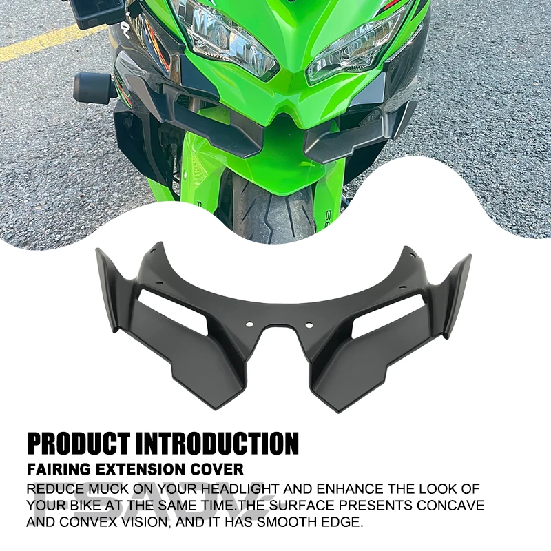 Für Kawasaki Ninja ZX-4R ZX-25R ZX4R ZX25R 2023 2024 Front Verkleidung Winglets Aerodynamische Flügel Schützen Schutz Abdeckung Motorrad