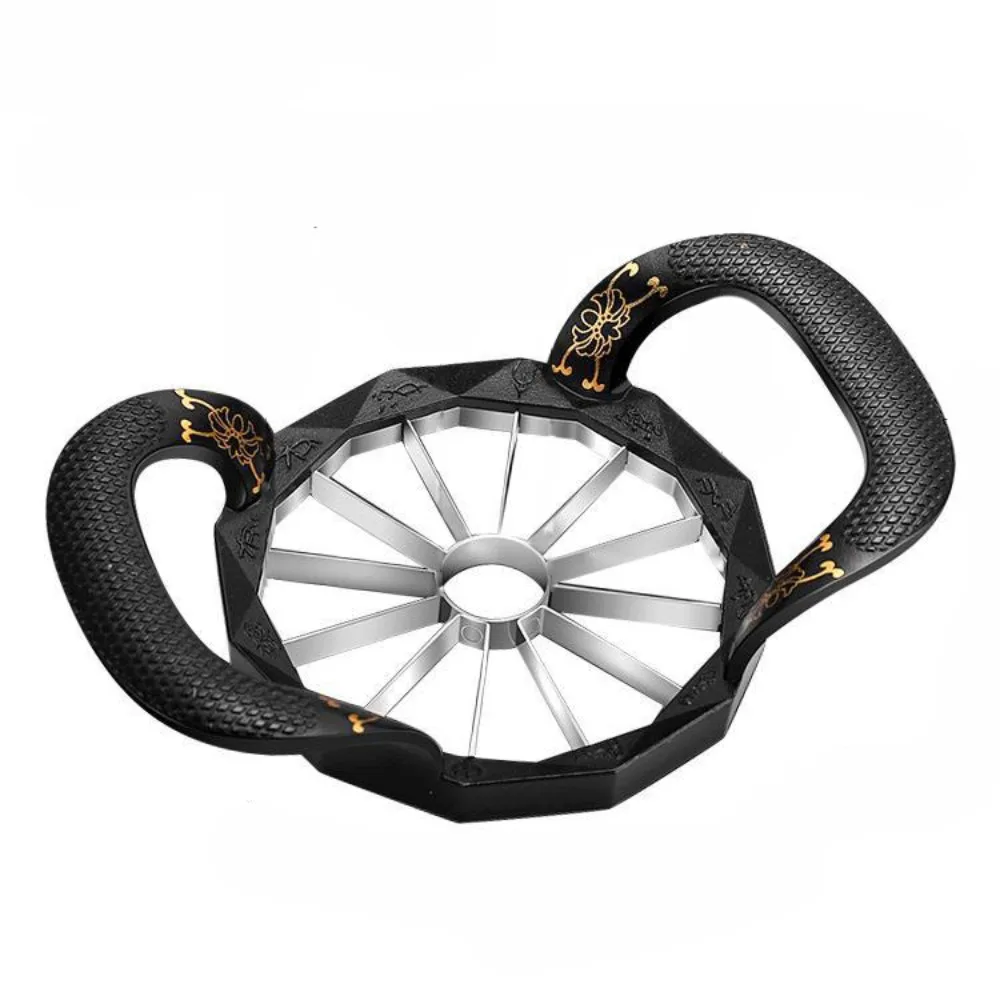 

Durable 304 Stainless Steel Fruit Slicer Thickened Non-slip Handle Fruit Corer Household 8/12 Grids Fruit Cutter Children