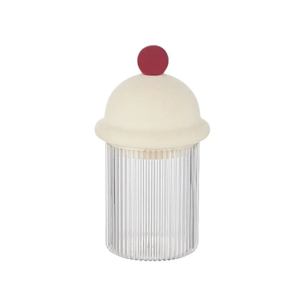 Dustproof Storage Case New Transparent Portable Cotton Swab Box with Lid Simple Cosmetic Box Restaurant