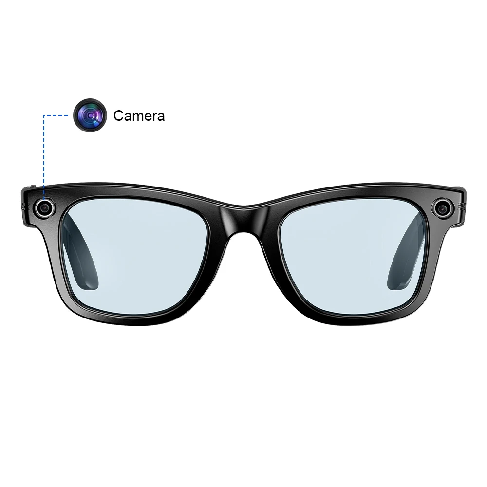 

W610 AI Smart Glasses with Video Camera 800W Outdoor Sunglasses Wi-Fi Transfer BT Calling Audio Record Smart Wearable Headset