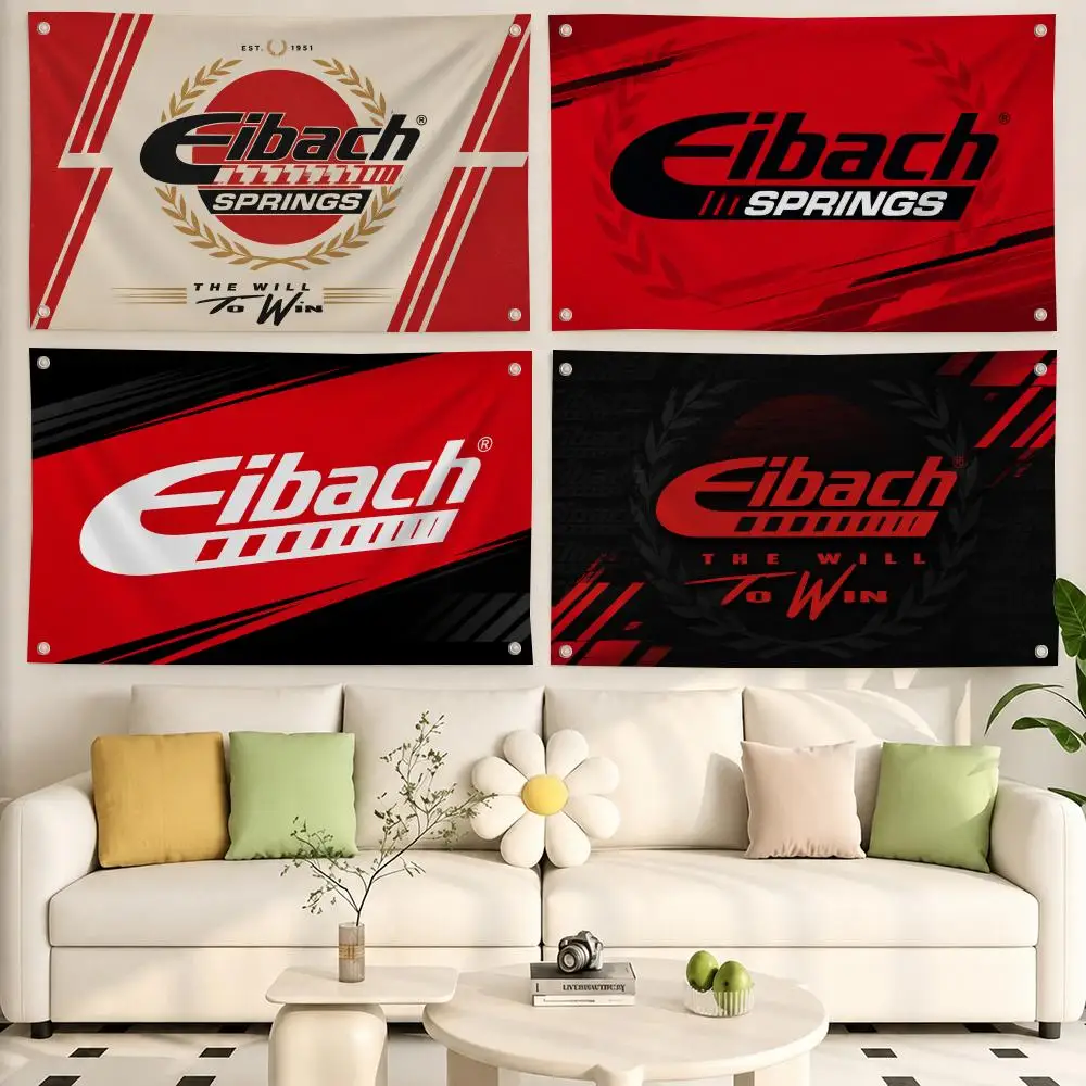 Automotive Brand Eibach Flags Flags, Room, Dormitory, Camping, Party, Home Decor Gifts