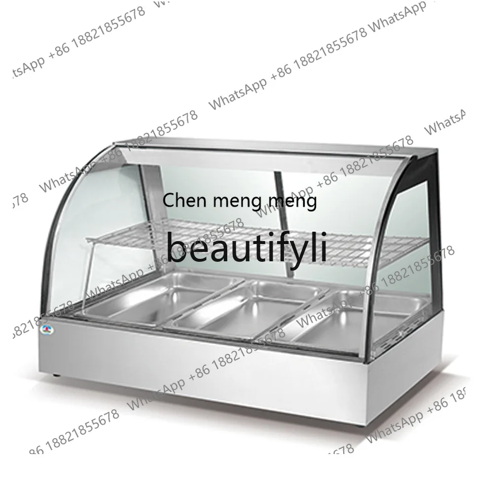 

Z189 Commercial electric food insulation cabinet Desktop bread, display cabinet, breakfast shop display insulation cabinet