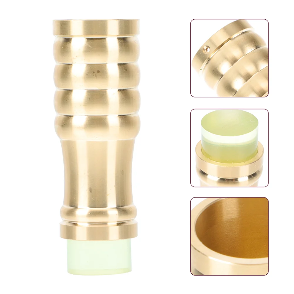 Walking Stick Cane Foot Classical Pads Accessories Rubber Brass Tips Cover for Crutch Travel