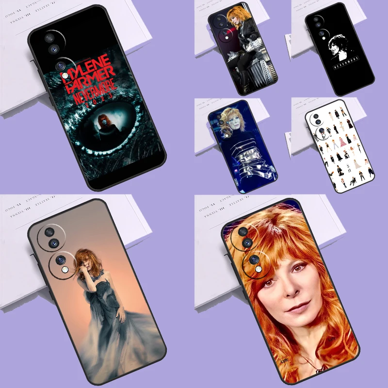 Mylene Farmer Case For Honor X9 X6 X7 X8 a Magic 4 5 Lite Honor 90 Lite 50 70 8X 9X Magic 5 Pro Coque