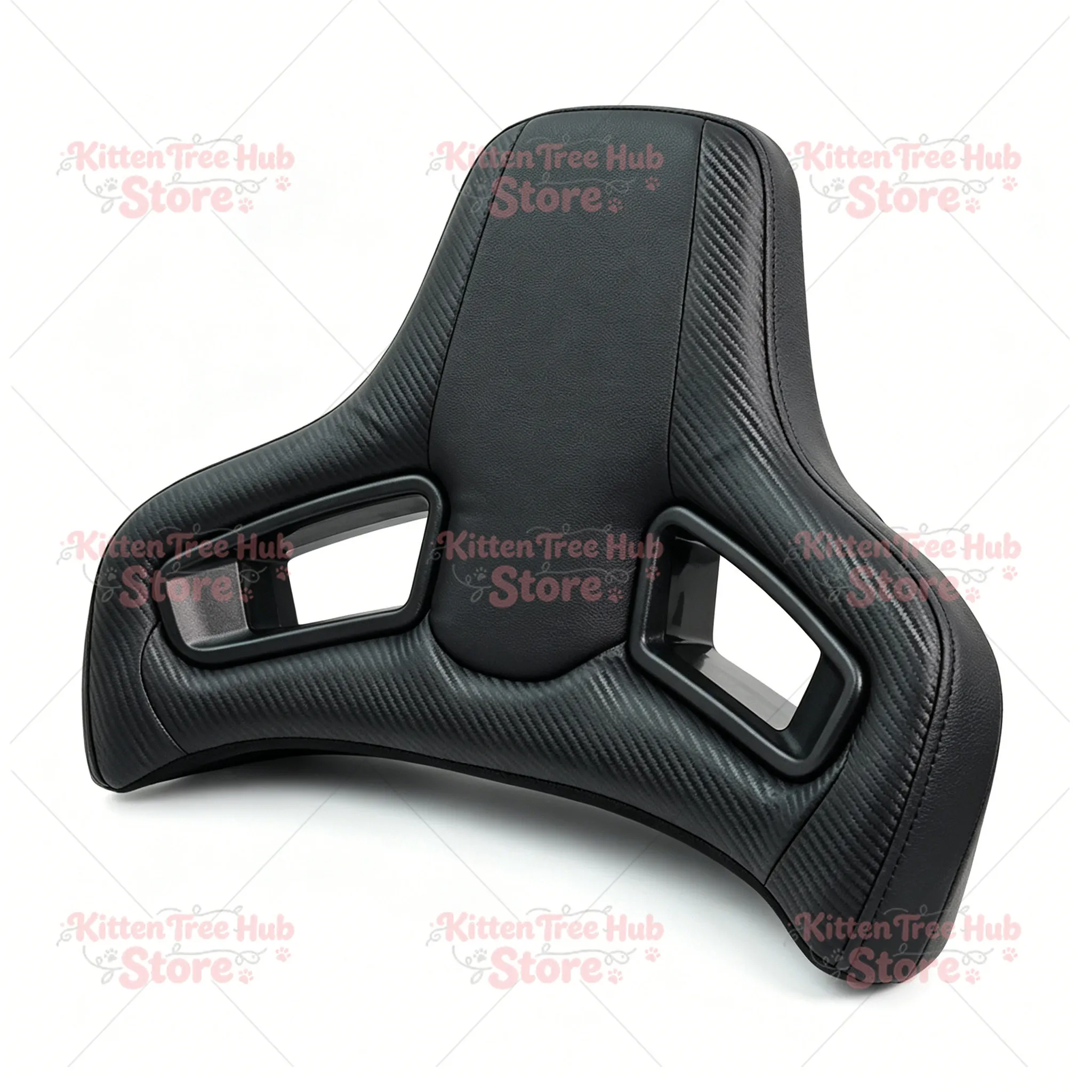 Plug and Play  Leather Car Seat Headrest Cold Foam with Racing Style