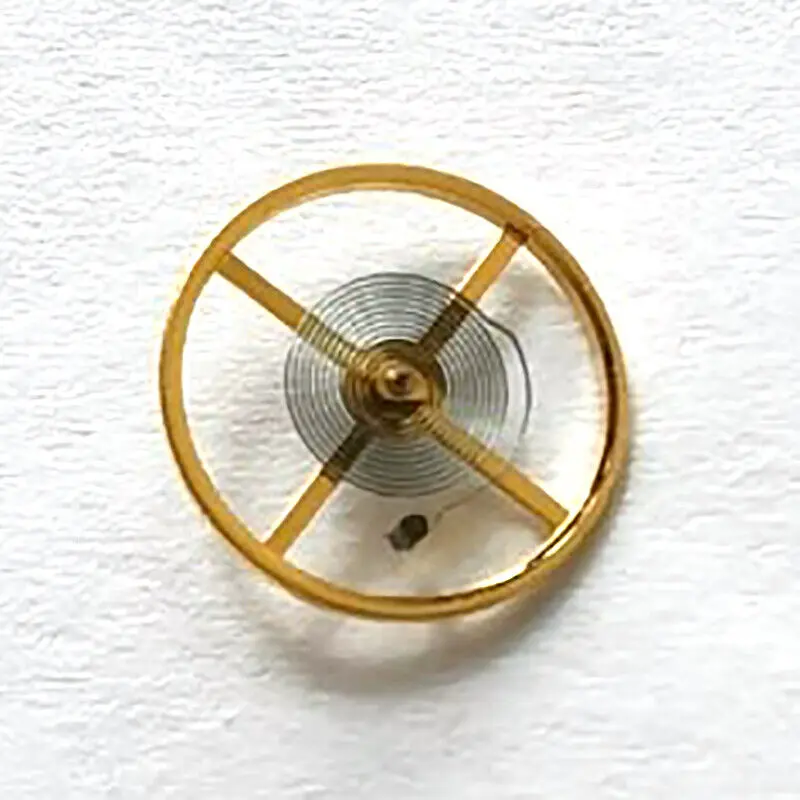 Balance Wheel for China 3135 Movement with Silver/Blue Hairspring, Replacement Repair Part for 3135 Clone Caliber