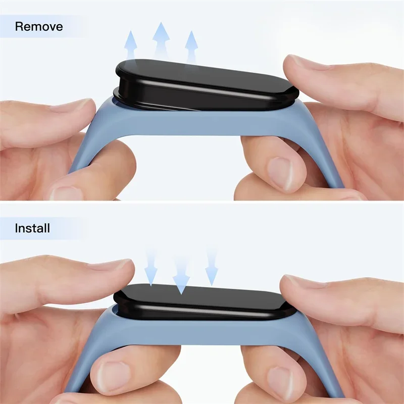 Silicone Watch Strap For Xiaomi Mi Band 7 6 5 4 3 Wristband Bracelet Wrist Straps correa Mi Band 6 7 5 4 Smart watch Accessories