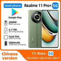 Realme 11 Pro Plus 5G Global version 6.7inch Screen 120Hz  CPU Mtk Dimensity 7050 200MP Camera 12GB RAM 1TB Storage used phone