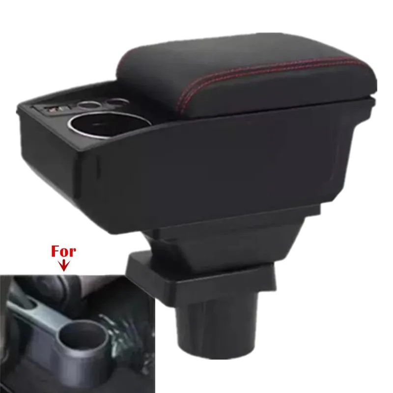 

For Volkswagen UP Armrest Box For Skoda Citigo VW UP Seat Mii Car Armrest double-layer Storage box Retrofit Car Accessories