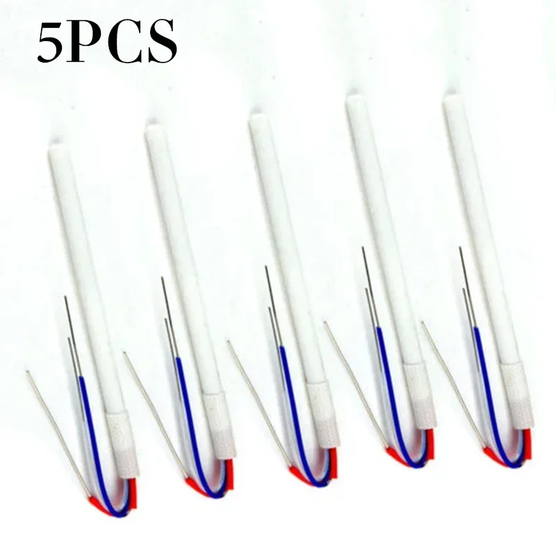 5pcs/set Heating Element Soldering Iron Ceramic Heater Core For 936 852d 909d 8586d Soldering Station Replacement