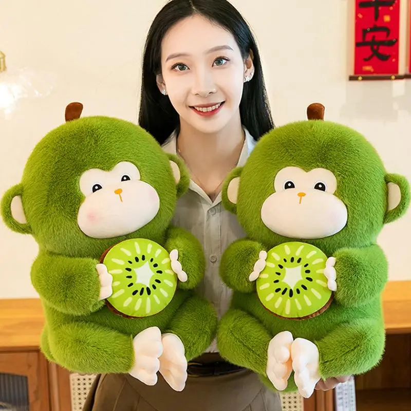 Monkey Stuffed Animal Cute Green Animal Plushie Stuffed Toy 30cm/11.8inch Cartoon Monkey Stuffed Animal Plush Stuffed Plush Toy