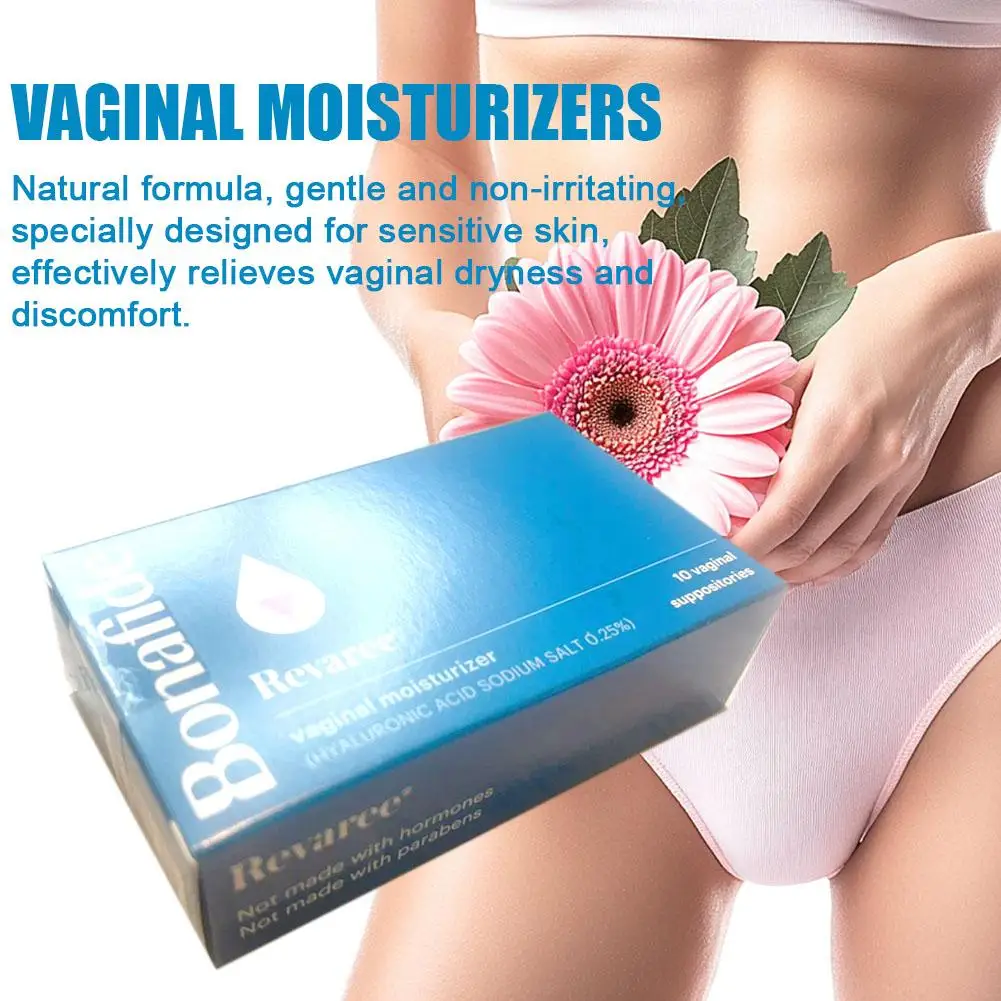 

10Pcs Hyaluronic Acid Sodium Salt Vaginal Moisturizing Suppositories Gentle Fomulate Relieves Vaginal Dryness And Discomfort