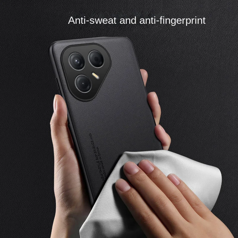 Leather Silicone Case For Tecno Pova 7 Pro 6 Neo Camera Protection Shell Fashion Shockproof Bumper For Tecno Camon 40 Premier