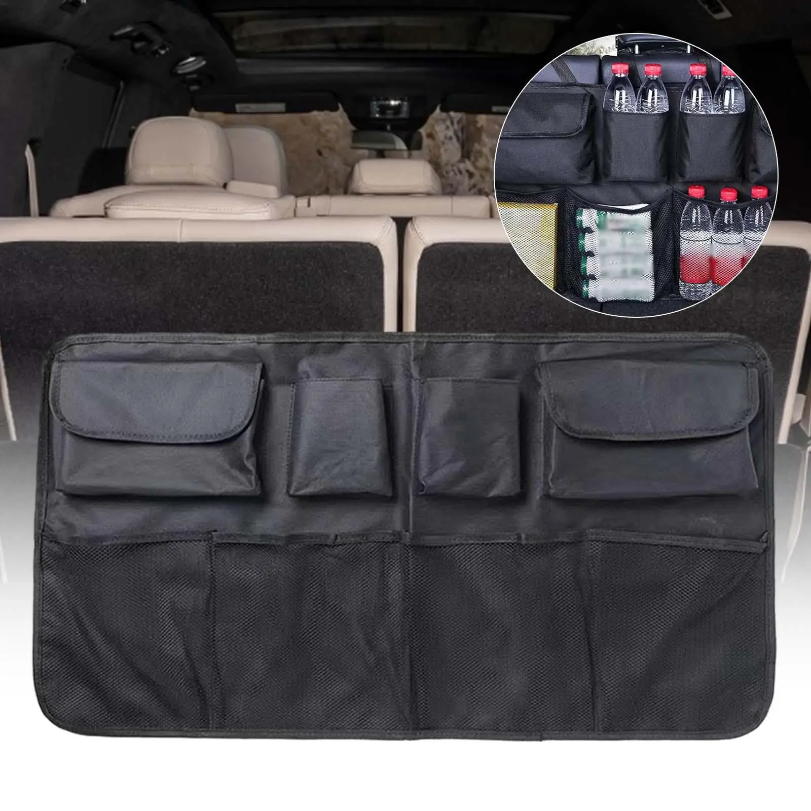 Car Back Seat Organizer, Back Seat Hanging Organizer for SUV Travel Phones