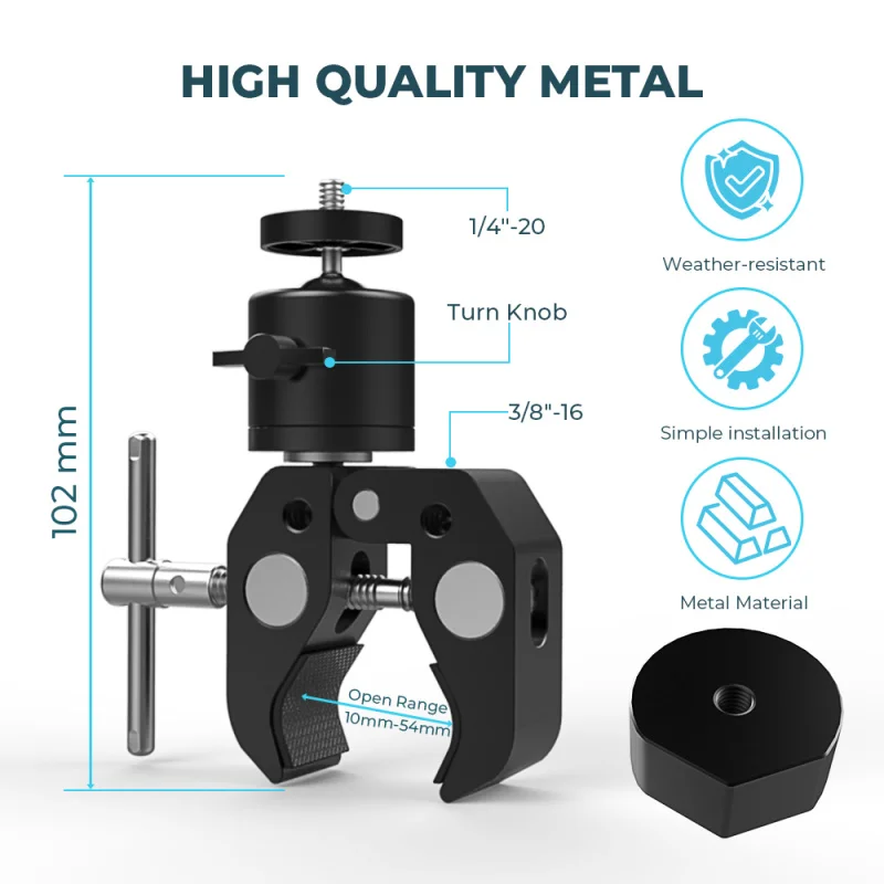 Для Starlink Mini Mount Mini4 RV Fence Открытый мобильный кронштейн Регулируемый угловой зажим Адаптер