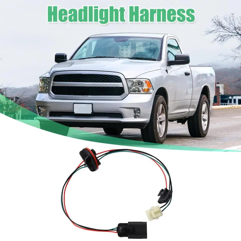 

Car Headlight Lamp Wiring Harness 68193062ab 628193062aa Compatible For Ram 1500 2500 3500 4500 5500