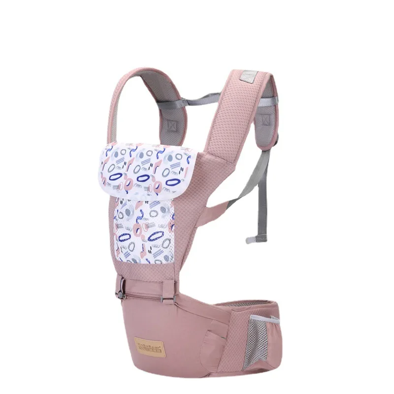 New Breathable Pure Cotton Baby Shoulder Strap with Baby Waist Stool Shoulder Strap Baby Carrying Device Mother Baby Products