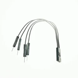 10pcs/lot Motherboard Power LED +  - Cable 2-Pin 2 To 4 Splitter Support Double Start Switch Dupont Male  Female