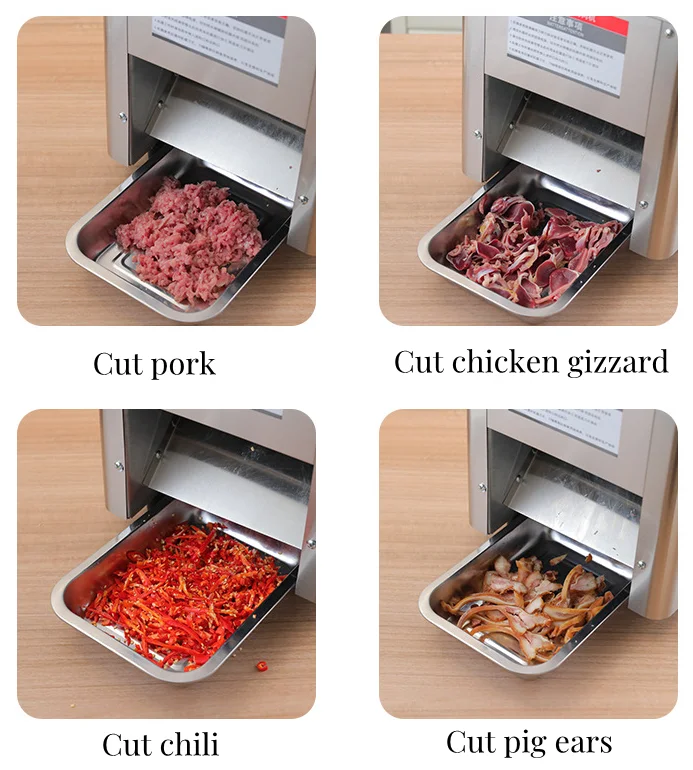 Household Electric Fresh Meat Slicer Mini Beef Cutting Machine Carrot Cucumber Slicing Machine