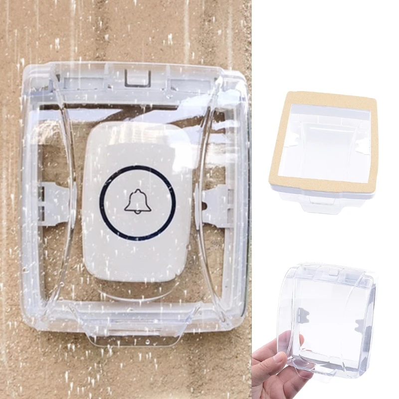 Adjustable Mount Rain Cover Waterproof Doorbell Mount PC for Video Doorbell