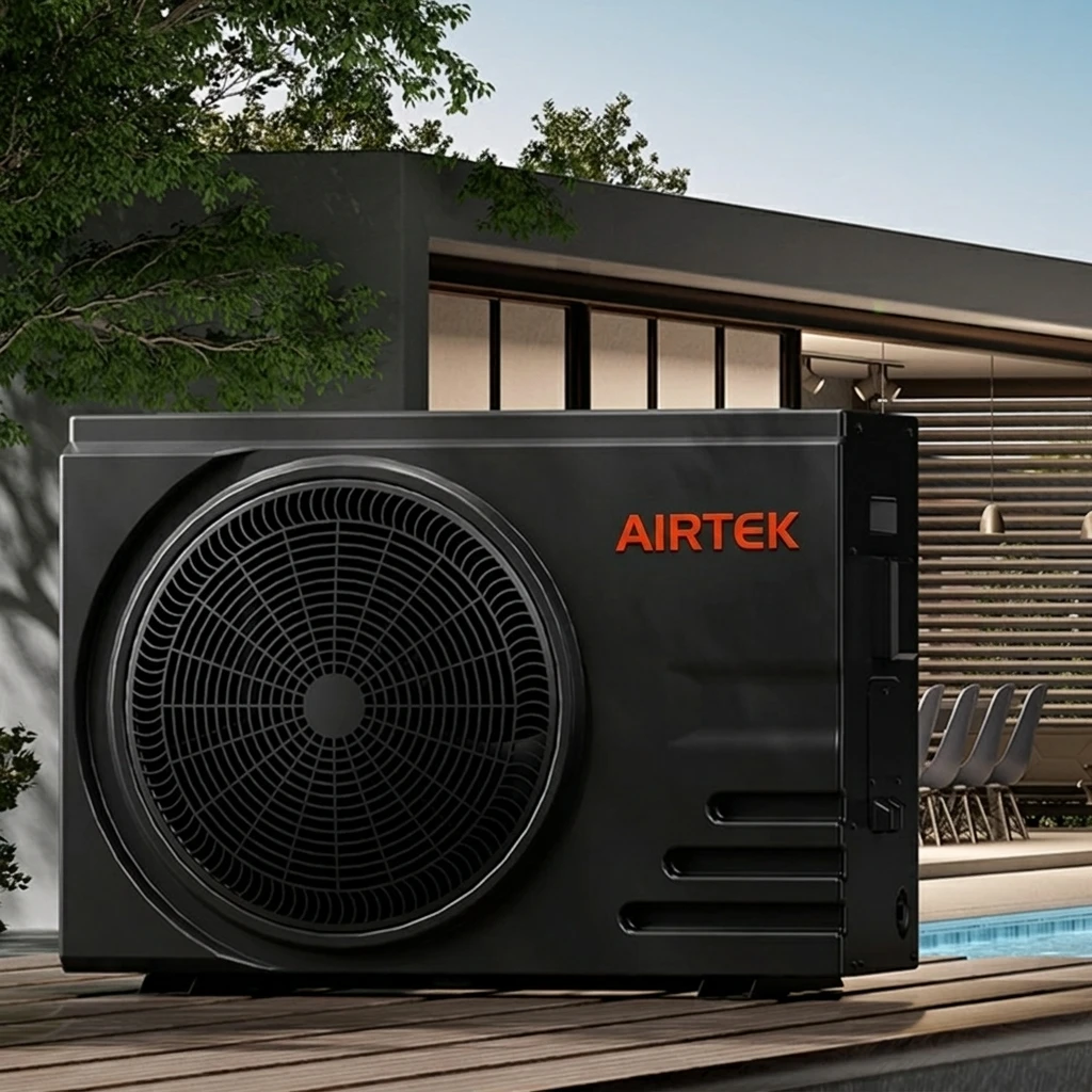 Airtek R32 7kw 17kw 28kw 35kW Pool Heating Cooling Wifi DC Inverter Intelligent Air to Water Pool Heater Pool Heat Pump