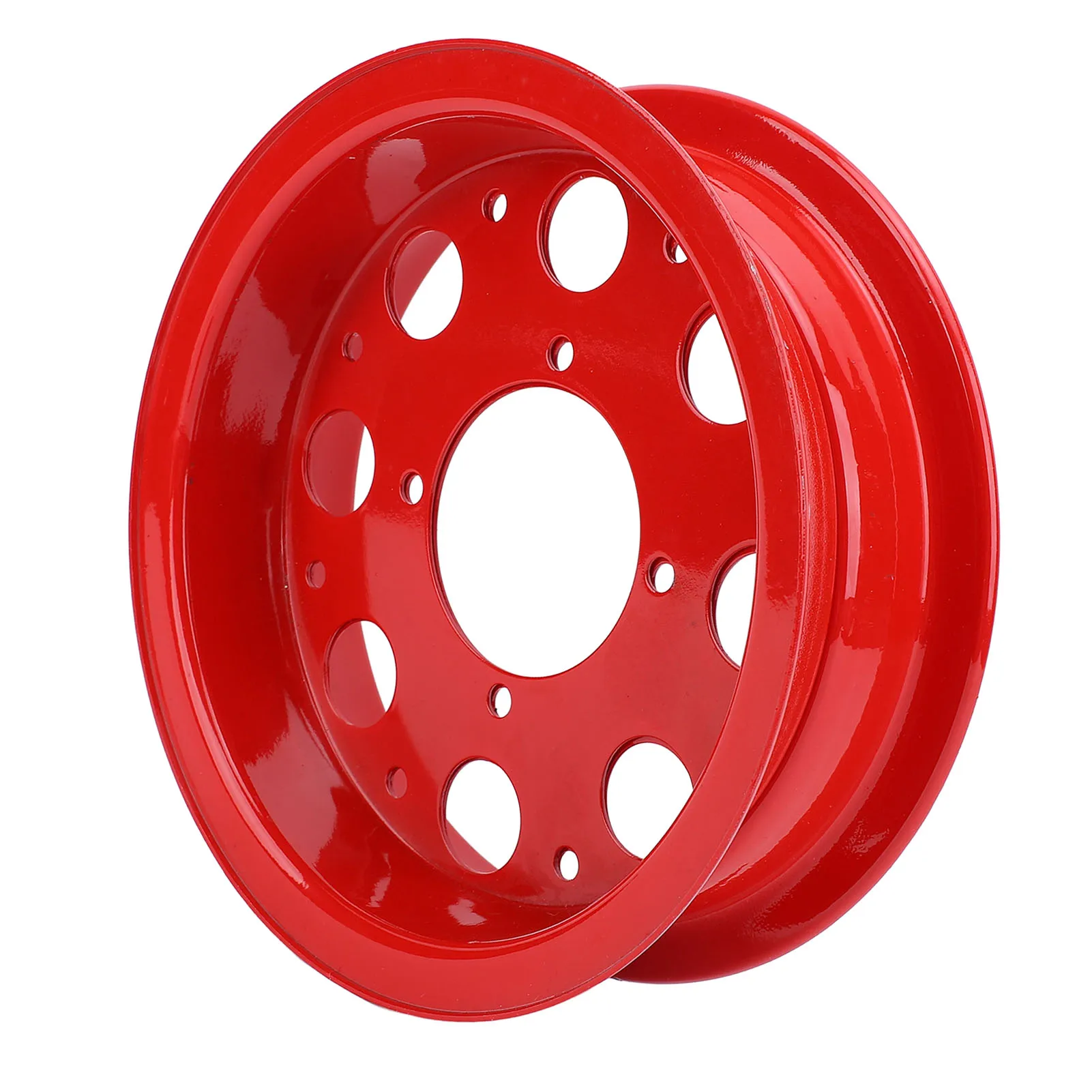 

2PCS Motorcycle Front & Rear Wheel Rim Set - Aluminum Alloy Red Polished, Fits Monkey Gorilla Z50A Z50 Z50J Z50R - Durable