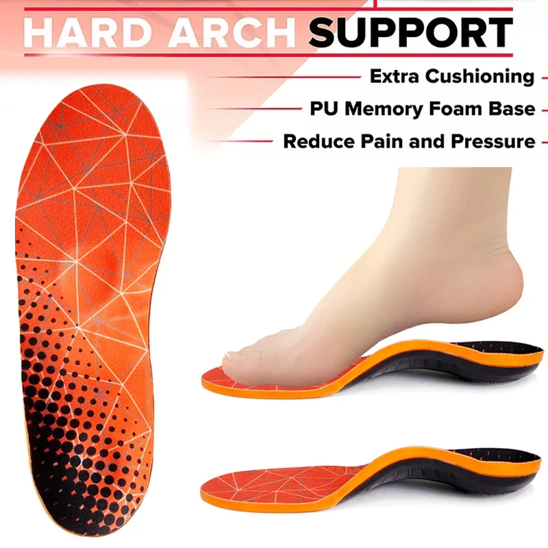 

Arch Support Sports Insoles Men Women Badminton Running Fitness Breathable Shock Absorbing Flatfoot Orthotic Insoles