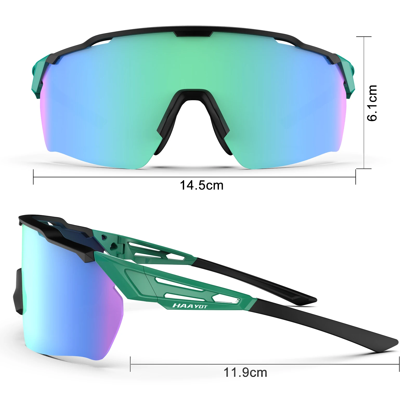 Suukaa Polarized Men Women Fashion Cycling Fishing Sport Sunglasses MTB Road Bike Eyewear Motocross Goggles Bicycle Glasses