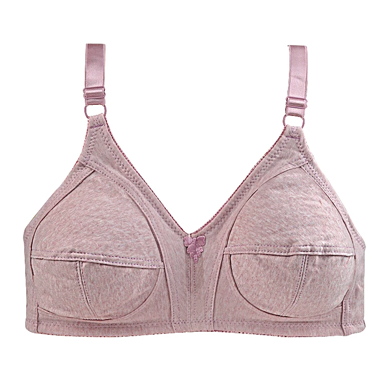 Wireless Soft Non Padded Cotton Bras For Women Comfortable Underwear Everyday Thin Lingerie C D Cup