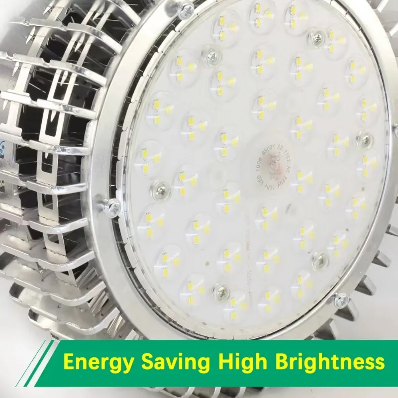 Imagem -04 - Impermeável Led High Bay Light Iluminação Industrial Comercial Super Bright Armazém Garagem 100w 150w 200w ac 220v