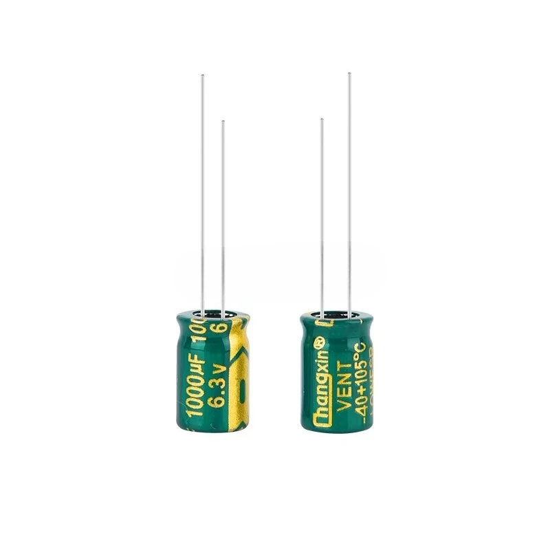 2Pcs 6.3V1000UF high frequency low resistance computer main board electrolytic capacitor 8X12 1000UF6.3V