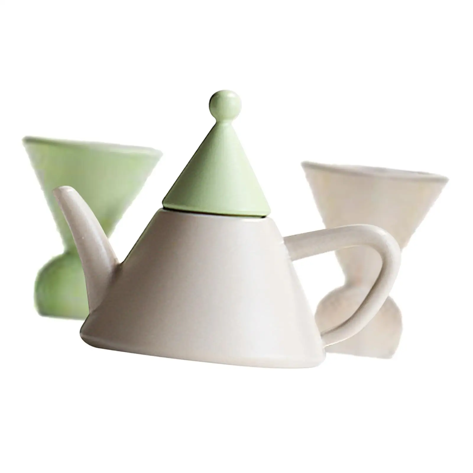 Dollhouse Miniature Teapot Set Mini Tableware Doll House Decoration for Photo