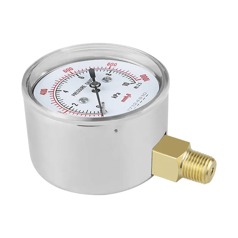 MAIRUIKESI Capsule Mirco Low Diaphram Pressure Gauges Manometer 2.5\