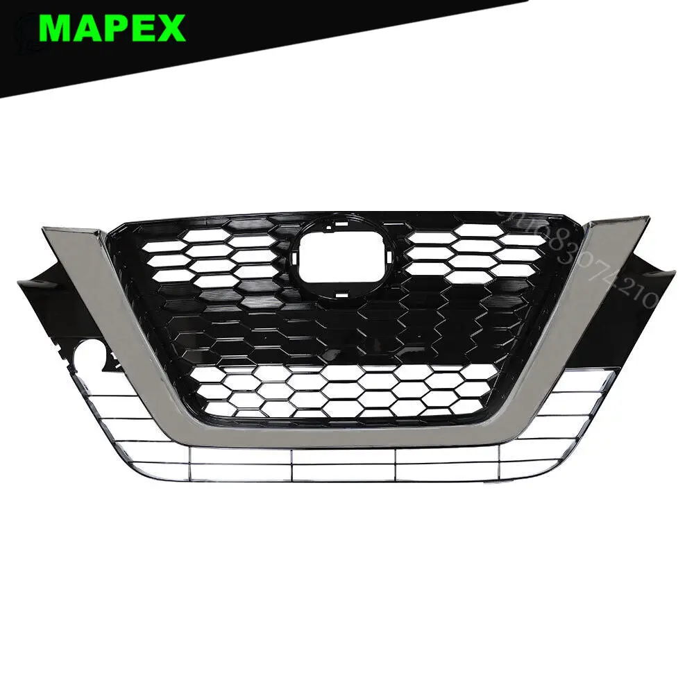 

Auto Part Fit For 2019-2021 Nissan Altima Chrome Black Front Plastic Grille Grill Assembly Front Center Grille Grill Car Styling