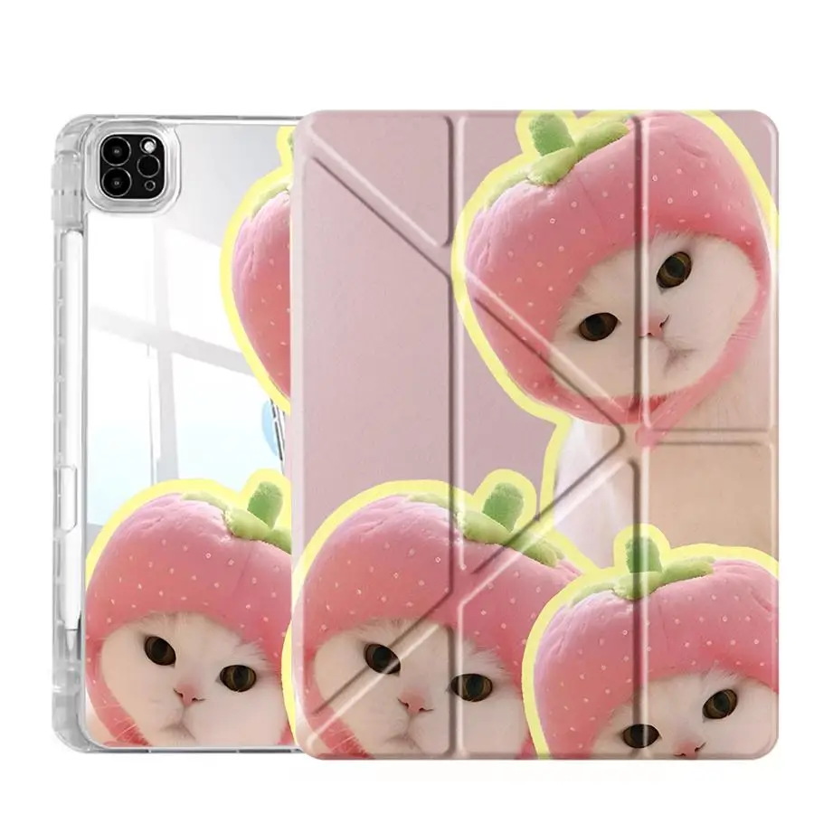 Tablet Case For iPad Mini 6 7 Pro 11th 10th 9th 8th 7th 12.9inch Pro 2025 Air 4 5 M3 M2 1 2 M4 11inch Y-Fold Holder Cover