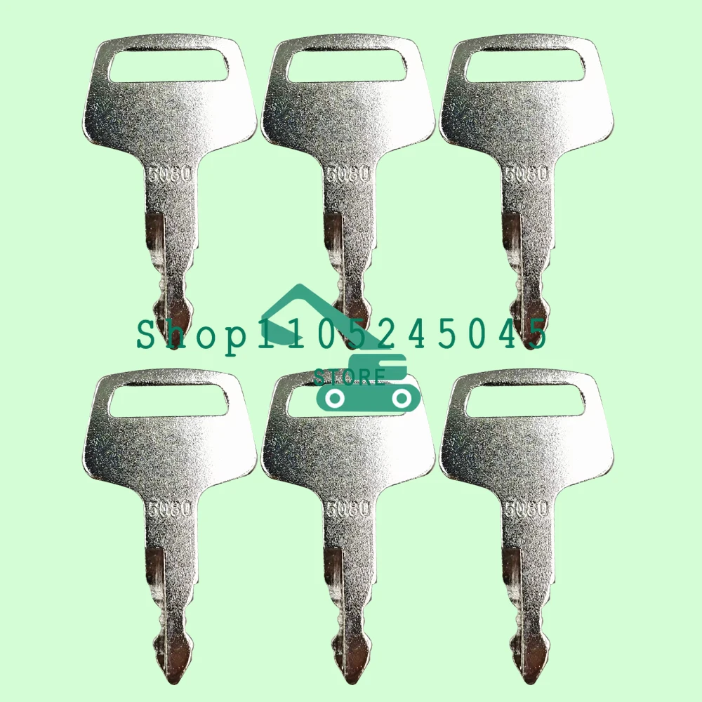 

20 шт. ключей зажигания 069029029 5080, совместимых с экскаваторами IHI, Case IH, Morooka. Новые.