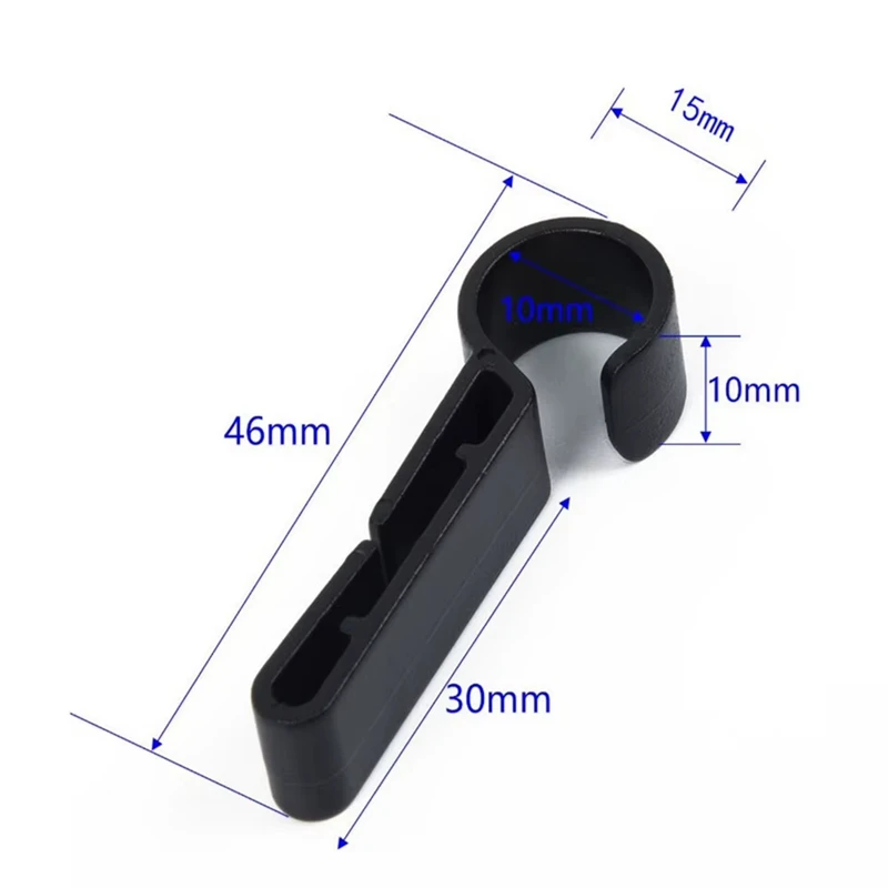ABNO-Clip para casco, casco duro, clip para hebilla de faro, clip para diadema antideslizante, gancho de clip duradero y estable, 20 piezas para exteriores