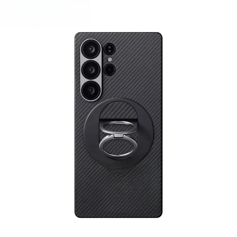 

Applicable, Samsung s25ultra mobile phone case, magnetic protective case, carbon fiber pattern protective case