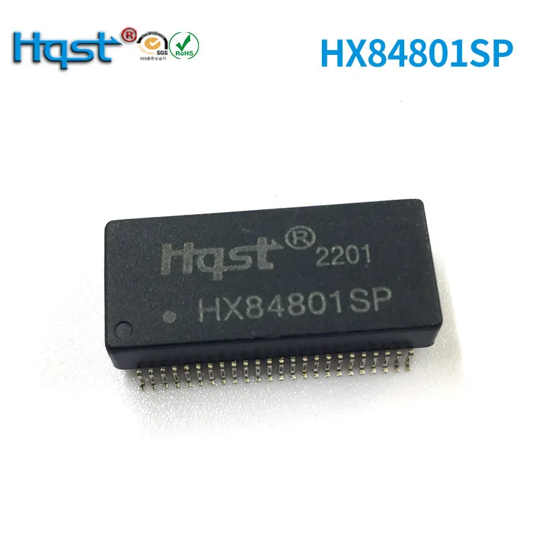 HX84801S/HX5014NL 48-pin Gigabit Dual-Port Ethernet Isolation Filter Transformer Module for Industrial Control Boards at -40~85