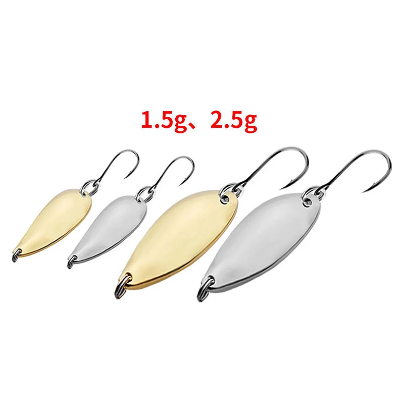 Single Hook Scoop-Shaped Rotating Spinner Sequins Fishing Lure Fishing Tackle For Bass Perch Artificial Hook